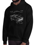 1963 Pedal Car Patent Drawing T Shirts + Hoodies hoodie black
