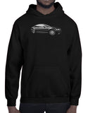 2 door bimmer german car hoodie black