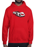 906 race car shirts classic car shirts mens red hoodie