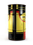 vintage oil cans large pennzoil trash can