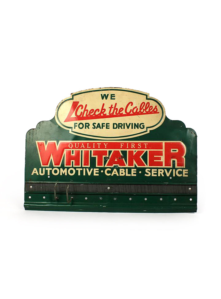 Vintage Signs Whitaker Automotive Cables Display Rack I Crave Cars