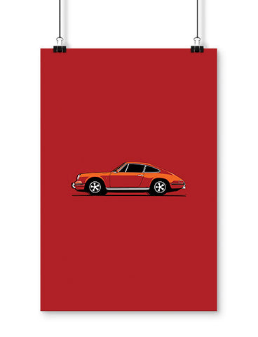 car posters 1967 911 sports car art