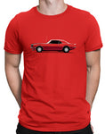 car shirts 1968 ss 396 muscle car shirts hockey stick stripe mens red
