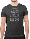 car shirts classic car shirts 911 patent drawing asphalt