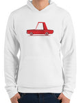 cartoon notchback pony car shirts hoodies premium hoodie white
