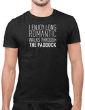racing shirts i enjoy long romantic walks through the paddock funny car shirts mens black
