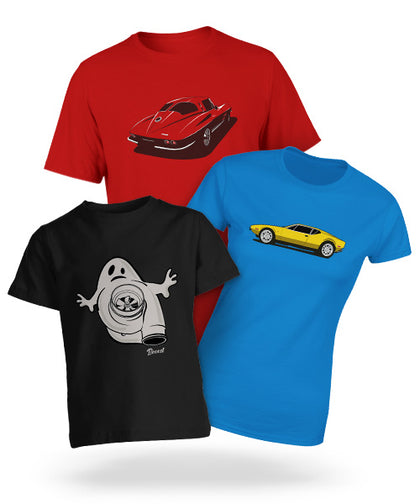 Car Shirts + Hoodies