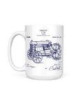 1919 patent tractor coffee mug front farming mug web