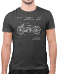 1924 patent vintage motorcycle shirt gifts for car lovers asphalt