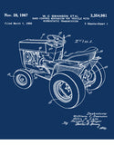 1967 patent vintage lawn mower tractor shirts car shirts