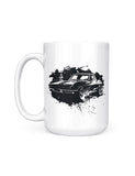 1967 vette splatter mug gifts for car lovers front