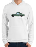 1968 cartoon mcqueen movie car shirts hoodies premium hoodie white