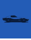 1969 c2 vette sports car shirts hoodies flat