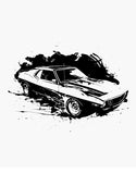 1974 javelin muscle car shirt flat