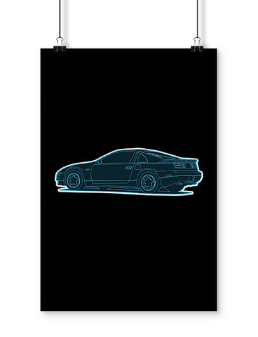 Nissan 300ZX JDM Poster