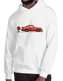 8 bit 911 sports car shirts hoodies hoodie white