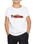 8 bit 911 sports car shirts hoodies kids white