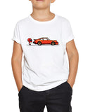 8 bit 911 sports car shirts hoodies kids white