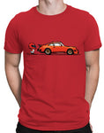 8 bit 911 sports car shirts hoodies mens red