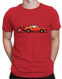 8 bit 911 sports car shirts hoodies mens red