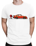 8 bit 911 sports car shirts hoodies mens white
