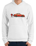8 bit 911 sports car shirts hoodies hoodie white