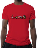 8 bit indy race car shirts hoodies mens red