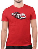 906 race car shirts classic car shirts mens red