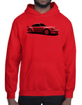 911 whale tail t shirt sports car shirt red hoodie