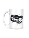Porsche 962 imsa gt le mans race car mug front