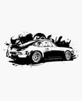 turbo 911 sports car shirt flat gifts for car lovers