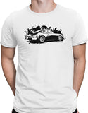 turbo 911 sports car shirt mens gifts for car lovers white