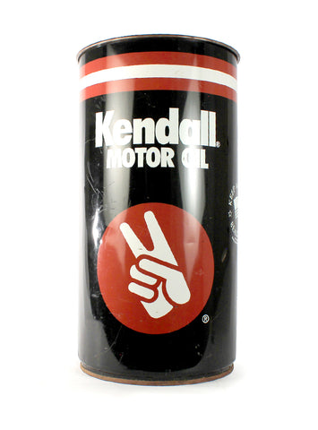 vintage oil cans kendall motor oil 20 gallon front