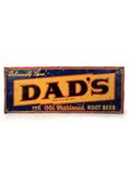 vintage signs dads old fashioned root beer porcelain sign front