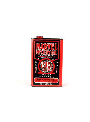Vintage Oil Cans - Marvel Mystery Oil