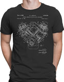 big block engine patent shirt car shirts asphalt