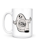 booost ghost turbo funny coffee mug front