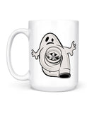 booost ghost turbo funny coffee mug front