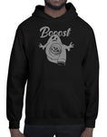 booost turbocharger jdm shirts mens turbo hoodie black