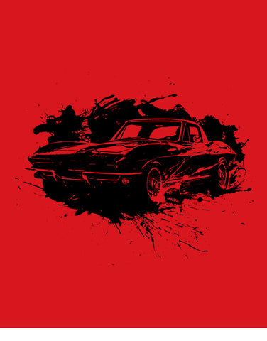 c2 vette splatter car shirts gifts for car lovers mens flat