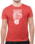 cancer shirts tougher than cancer shirt heather red