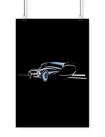 car posters csx race car art