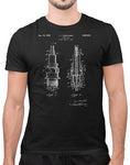 car shirts 1935 patent spark plug t shirt mens muscle car shirts black