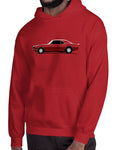 car shirts 1968 ss 396 muscle car shirts hockey stick stripe hoodie red