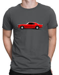 car shirts 1968 ss 396 muscle car shirts hockey stick stripe mens asphalt
