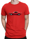 car shirts 1968 ss 396 muscle car shirts hockey stick stripe mens red