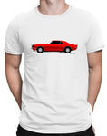 car shirts 1968 ss 396 muscle car shirts hockey stick stripe mens white