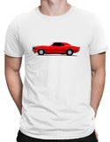 car shirts 1968 ss 396 muscle car shirts hockey stick stripe mens white