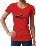 car shirts 1968 ss 396 muscle car shirts hockey stick stripe womens red