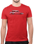 car shirts classic car shirts 1957 safari wagon red
